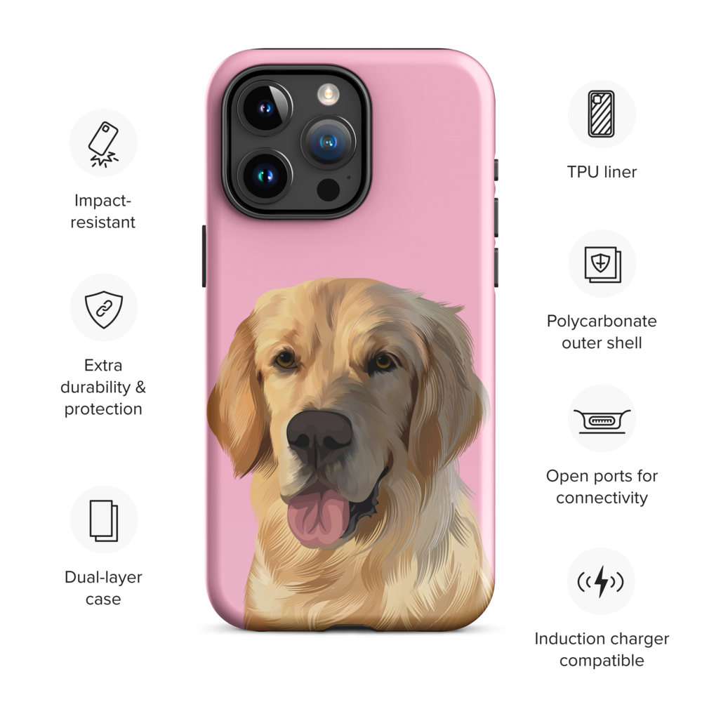 Custom Pet Tough Case for iPhone