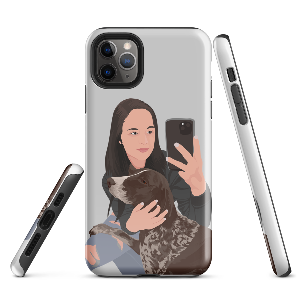 Custom Pet Tough Case for iPhone