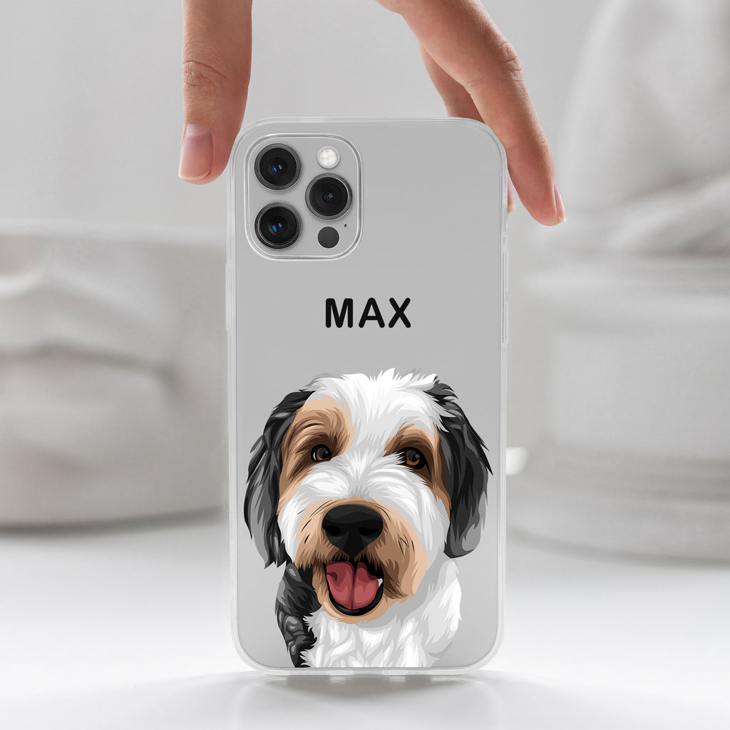 Custom Pet Phone Case Using Pet Photo Name Custom Dog Phone