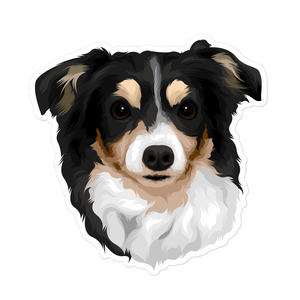 Custom Die Cut Vinyl Sticker of Your Pet - Pet Pix Print