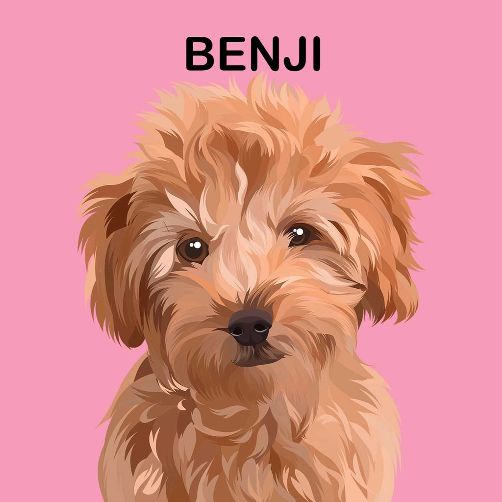 Custom Pet Portraits Using Pet Photo Personalized Digital Dog- Pet Pix Print