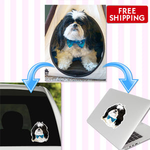 Personalize Your World with Custom Pet Stickers - Pet Pix Print