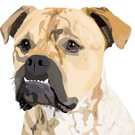 Custom Pet Portraits Using Pet Photo Personalized Digital Dog - Pet Pix Print