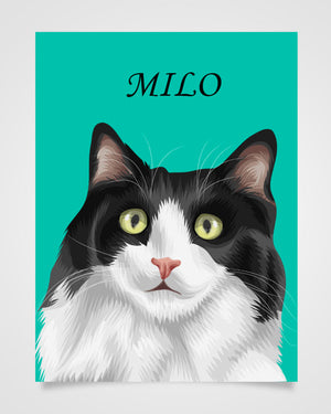 Custom Pet Poster- No Frame - Pet Pix Print