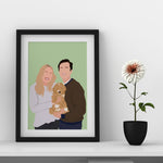 Faceless Custom Portrait, Great Gift for Boyfriend Girlfriend