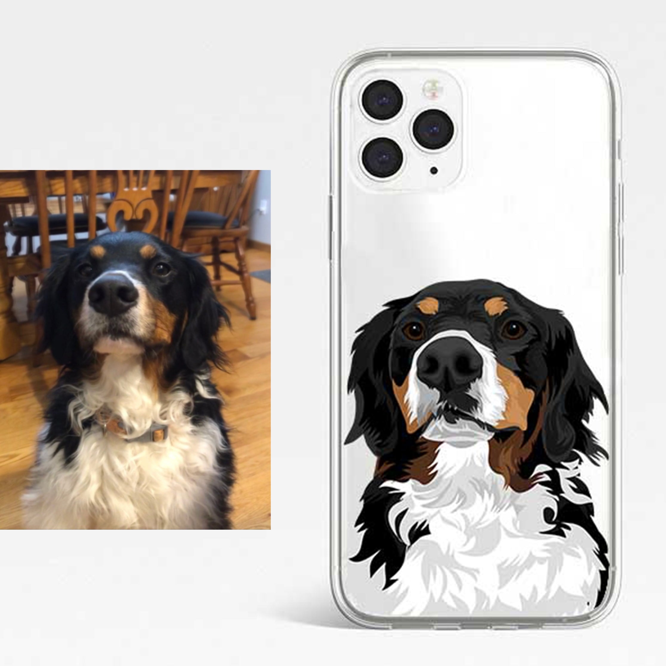 Custom Pet Phone Case Personalised Animal Cover Fit for Iphone