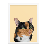 Custom Portrait Framed Poster - Pet Pix Print